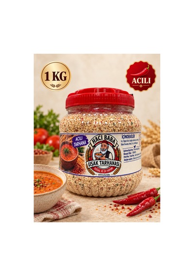 Uşak Hacı Baba Köy Tarhanası El Yapımı Acı 1 Kg