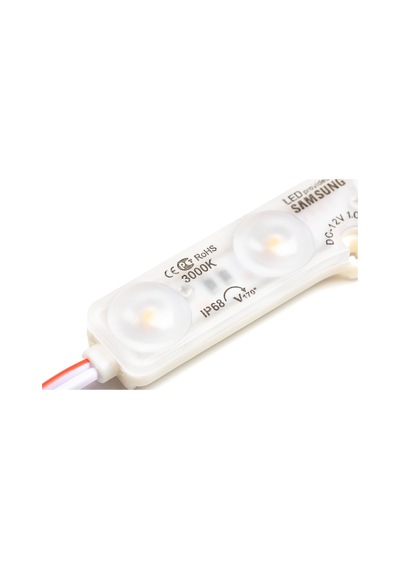 Tr 25 Adet Beyaz 10000k Samsung Modül Led Mercekli 12v 1.08 Watt, Beyaz Ve Günışığı Renk Seçeneği, Tabela, Akva Genel
