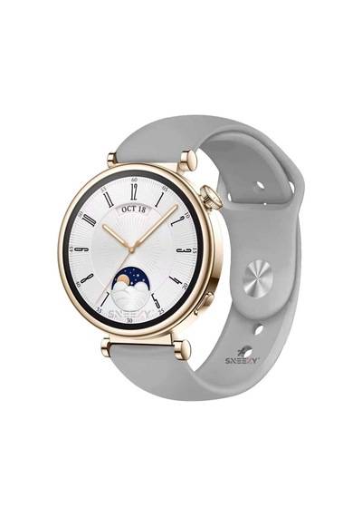 Sneezy Huawei Watch Gt 4 41mm İle Uyumlu 18mm Purelux Soft Siliko