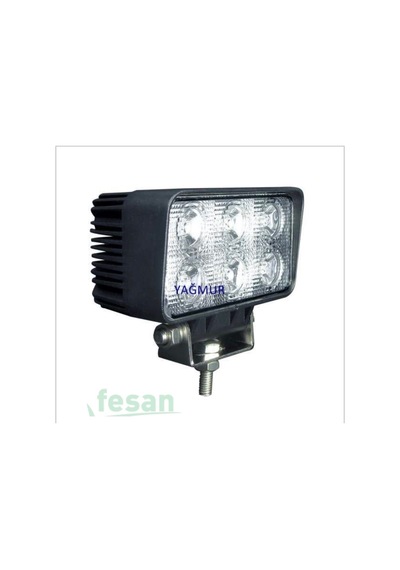 12-36v Çalışma Lambası 6led Dikdörtgen