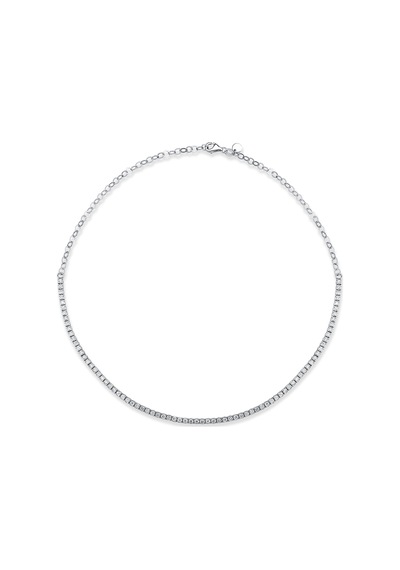 Reis Kuyumculuk T9894 Su Yolu Choker Beyaz Altın Kolye