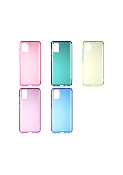 Samsung Uyumlu Galaxy A71 Kılıf Zore Bistro Kapak Mor