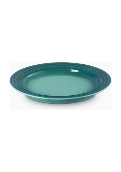 Le Creuset Renkli Dayanıklı Tasarım Seramik Kahvaltı Tabağı 22 Cm Turkuaz