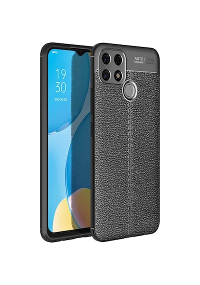 Newface Oppo A15 Kılıf Auto Focus Kapak - Siyah Diğer