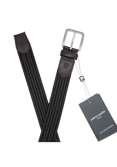 Pierre Cardin Premium Örgü Deri Kemer En 3,5 Cm Pc-1712 Kahverengi