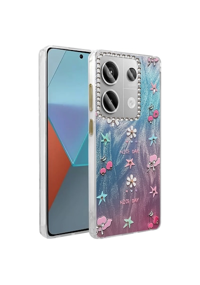 Xiaomi Redmi Note 13 Pro 4g Uyumlu Kılıf Blade Aynalı Desenli Kapak - Desen 4