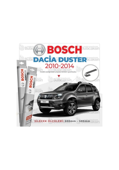 Dacia Duster Muz Silecek Takımı 2010-2014 Bosch Aeroeco N11.3903