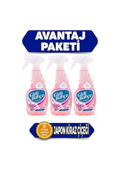 Eyüp Sabri Tuncer Japon Kiraz Çiçeği Oda Kokusu X3 Avantaj Paket 1500ml Fresh