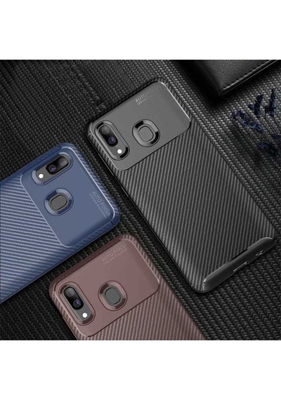 Samsung Uyumlu Galaxy A10s Kılıf Zore Negro Silikon Kapak Siyah