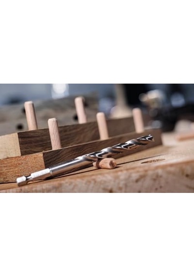 Professional Accessories Matkap Ve Kırıcı Delici Uçları, Ahşap Matkap, Gri, 5 Adet