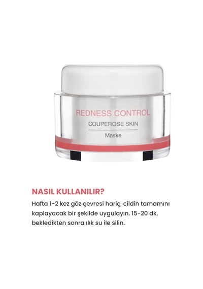 Redness Control Pantenollü Yüz Maskesi Hassas Ve Kızarıklık Görünümüne Eğilimli Ciltler İçin Yatıştırıcı Bakım - 56087869