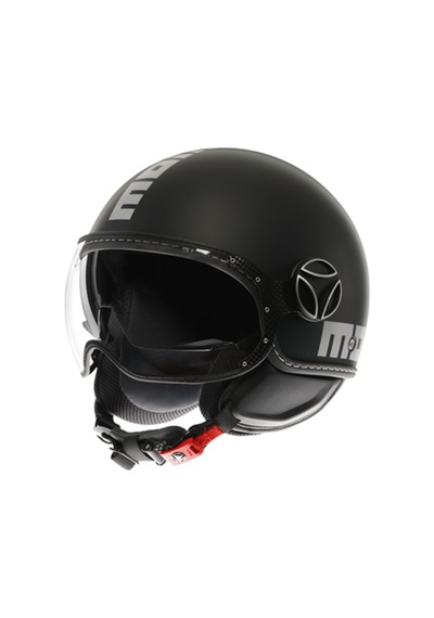 Momo Kask/fgtr Evo Mono Matt Black/sılver Çok Renkli