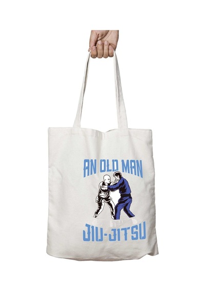 Art Hediye Jiu Jitsu Modern İki Taraf Kalıcı Yıkanabilir Okul Plaj Omuz Bez Çanta Çok Renkli