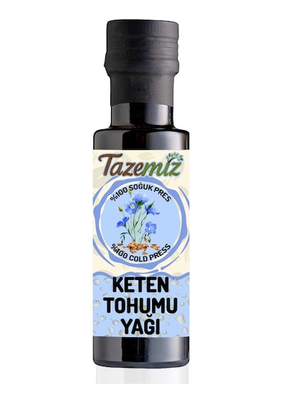 Tazemiz Soğuk Sıkım Keten Tohumu Yağı 100 ML