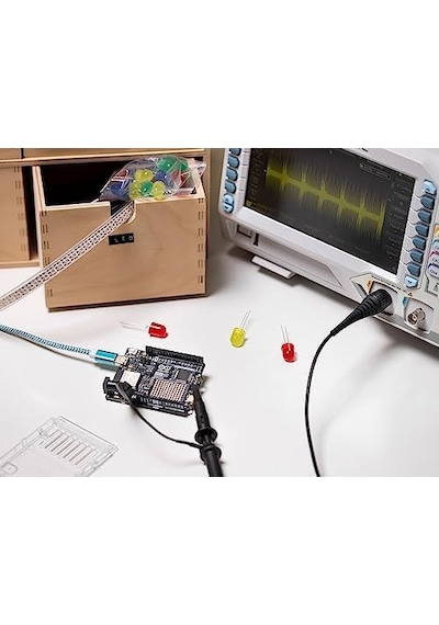 Arduino Uno R4 Wifi Renesas Ra4m1 + Esp32-s3, Wi-fi, Bluetooth, Usb-c, Can, 12-bit Dac, Op Amp, Qwiic Connector, Gelişmiş Iot Ve Gömülü Projeler İçin 12x8 Led Matrisi