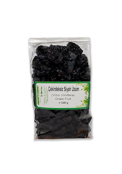Biostore Çekirdeksiz Siyah Özbek Üzümü 340 G 340 G