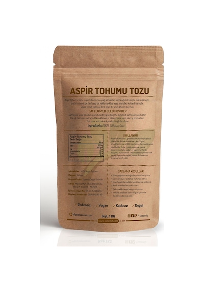 Tazemiz Aspir Tohumu Unu 1 KG
