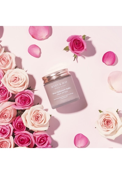 Rose Hyaluronic Hydra Wash Off Pack Yoğun Nemlendiren Ton Paketleri