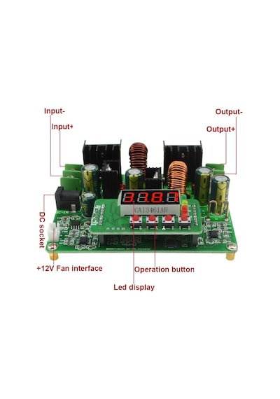 D3806 CNC DC Sabit Akım Ayarlı Gerilim Azaltıcı Modül