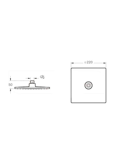 Artema Root Square Ankastre Duş Seti Krom A49280