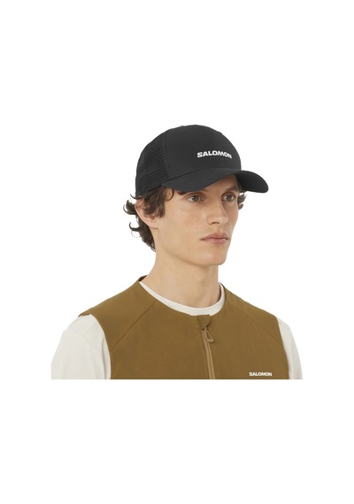 Salomon Salomon Logo Trucker Cap Unisex Siyah Şapka 27180 Siyah