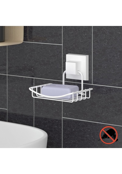 Teknotel Delme Vida Yok Easyfıx Yapışkanlı Sabunluk Beyaz Ef265 Çok Renkli