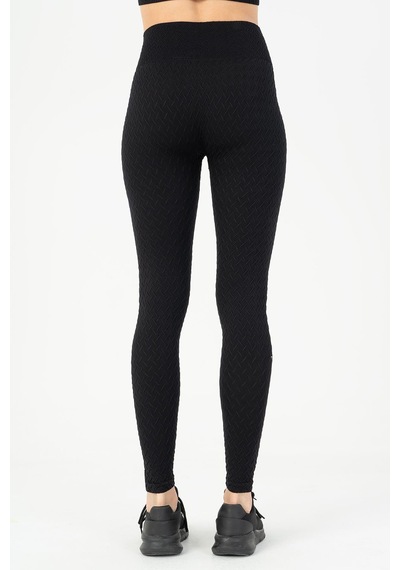 Maraton Active Slimfit Kadın Koşu Siyah Tayt 812093 SiYAH