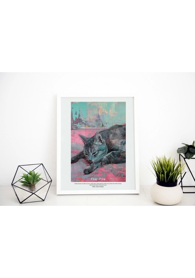 Paw-pow No:14 Art Print