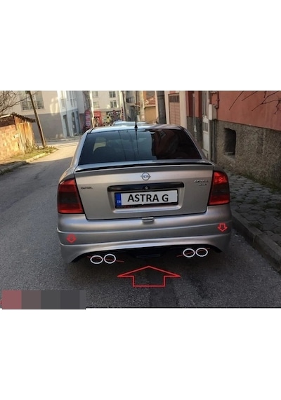 Opel Astra G Sedan Custom Arka Tampon Eki