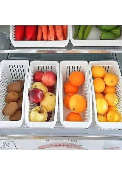 Buzdolabı Içi Düzenleyici Sebze Meyve Sepeti Mutfak Banyo Tezgah Altı Üstü Dolap Içi Organizer 2adet Diğer