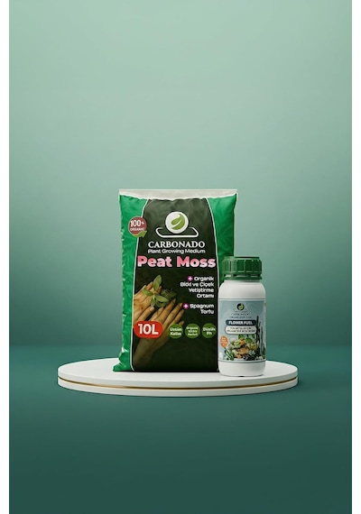 Tr Peat Moss 10 L + Sıvı Bitki Besini 250 Ml Yetiştirme Paketi Diğer
