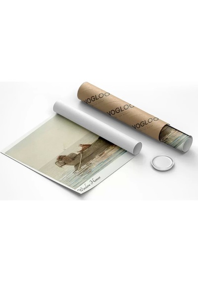 Çerçevesiz Poster Winslow Homer Dory'de Üç Erkek Çocuk