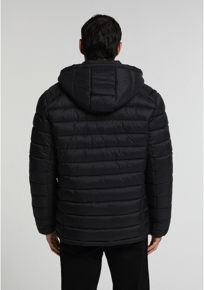 Colin's Colins Slim Fit Kapüşonlu Fermuarlı Astarlı Erkek Siyah Mont Cl1082935 Q1.v1 Blk