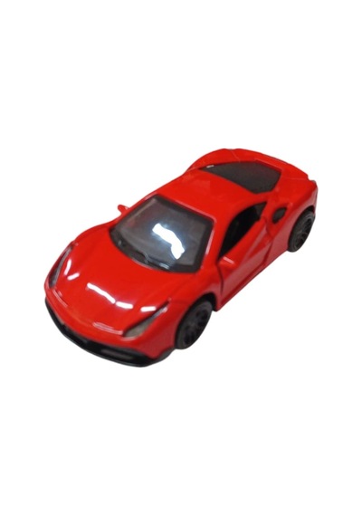 Çek Bırak Metal Araba - 4311b - Kırmızı Lisinya Çok Renkli