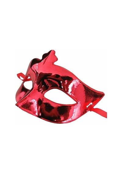 Kırmızı Renk Kostüm Partisi Ekstra Parlak Balo Maskesi 15x10 Cm - Rxlu-343748 18