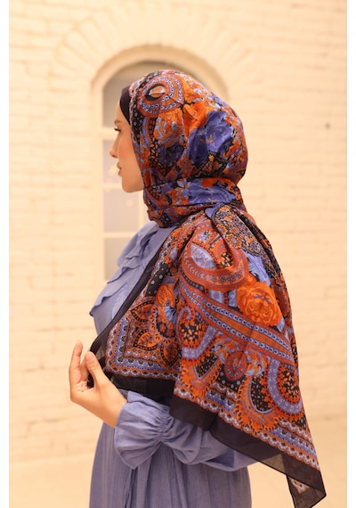 Silk Home Nariya Şal 90001-27 Kiremit