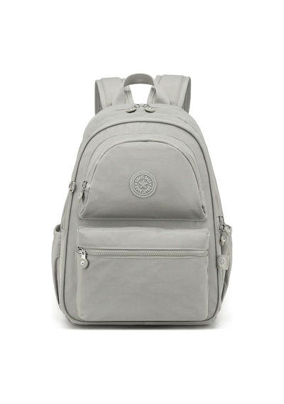 Smart Bags Büyük Boy Laptop Bölmeli Su Geçirmez Krınkıl Kumaş Çanta Buz Gri