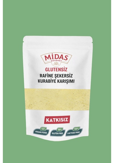 Glutensiz Rafine Şekersiz Kurabiye Karışımı 250 Gr Sağlıklı Atıştırmalık