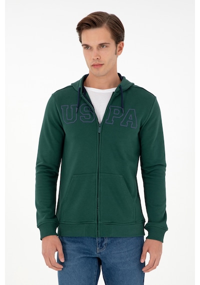 U.s. Polo Assn. Erkek Koyu Yeşil Sweatshirt 50295172-vr079 Koyu Yeşil