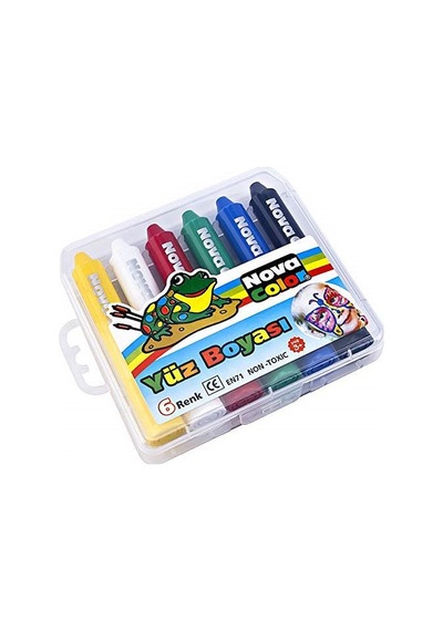 Nova Color Yüz Boyası 6 Lı  nc-210
