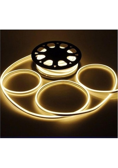 6x12mm Yeşil Neon Led 25m Makara (2.5 cm'de Kesilebilir.)