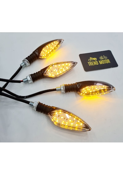 Sinyal Takım 4lü Set Led Sarı Işık - Motosiklet Cg Unıversal