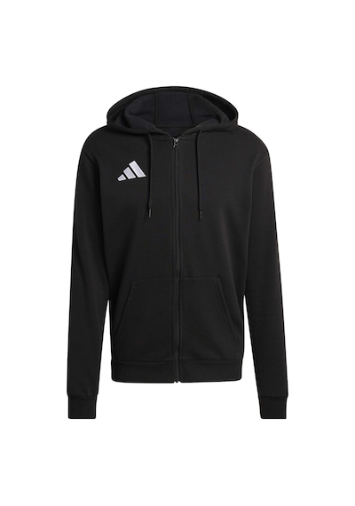 Black/whıte Adidas Erkek Futbol Kapşonlu Sweatshirt Ent26 Fz Hood Kf5945 siyah