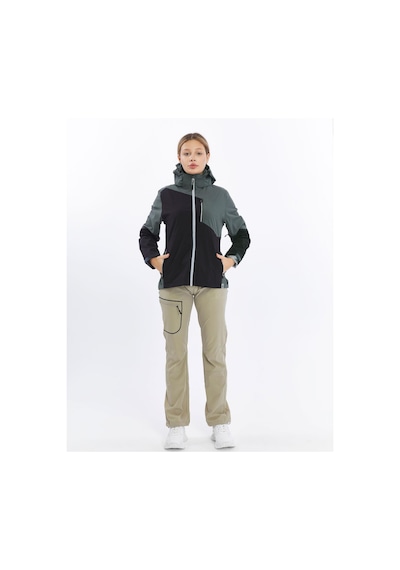Mapamyumco Windbreaker Kadın Ceket-füme-siyah Füme