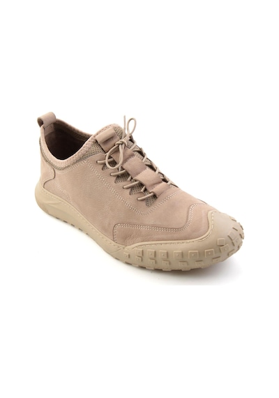 Bambi Vizon Nubuk Hakiki Deri Erkek Sneaker E01076378501