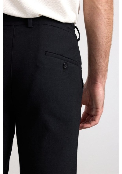 Süvari Siyah Slim Düz Jogger Pantolon Spn2020500010-s09
