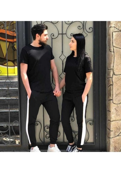Giyinbizden Siyah Eşofman Takımı Siyah