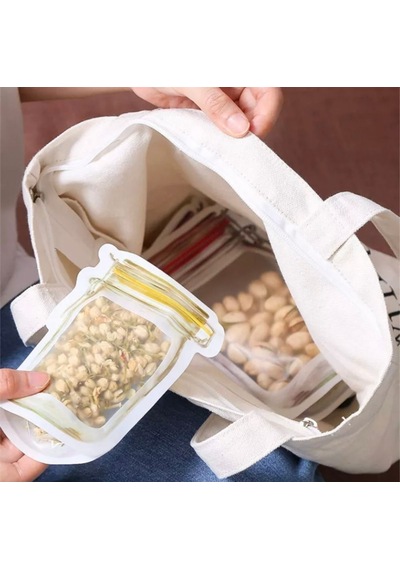 Kavanoz Görünü Mlü Saklama Poşeti Seti N1120724