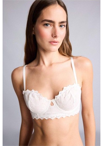 Defacto Brode Kapsız Pedsiz Balenli Bra H3683ax26spwt16 Beyaz-wt16