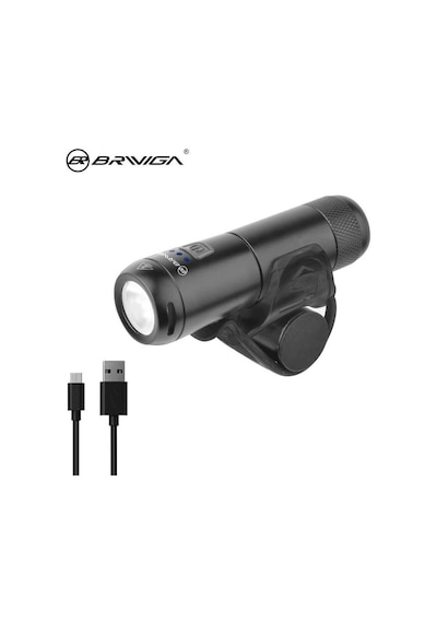 Bike Sky Brıvıga Eastpower Ön Far Lw-f600 700lm Usb Ip65 Su Geçirmez Siyah